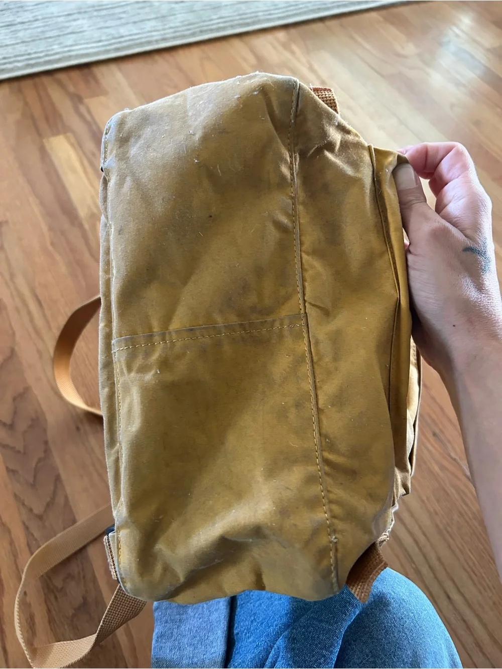 Kånken Men's Mustard Yellow Backpack